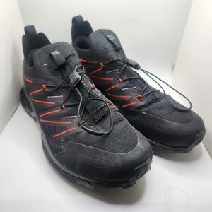 Salomon Men 7 W 8 Gender Inclusive XT-Rush 2 Hiking Sneakers Black Red Ortholite
